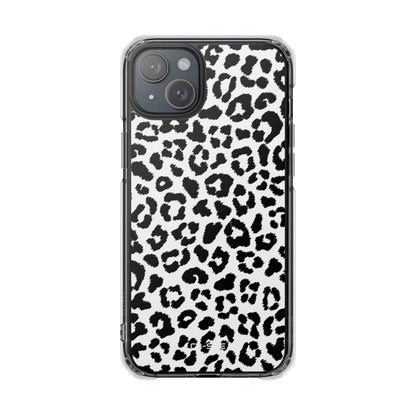 Monochrome Leopard Essence iPhone Case - Impact