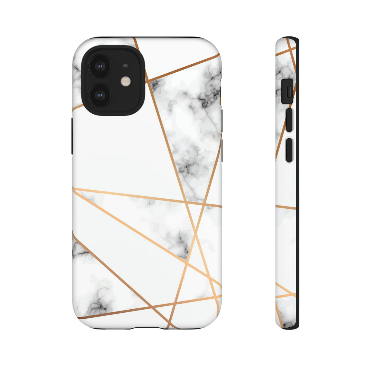 Marble Geometric - Protective Phone Case