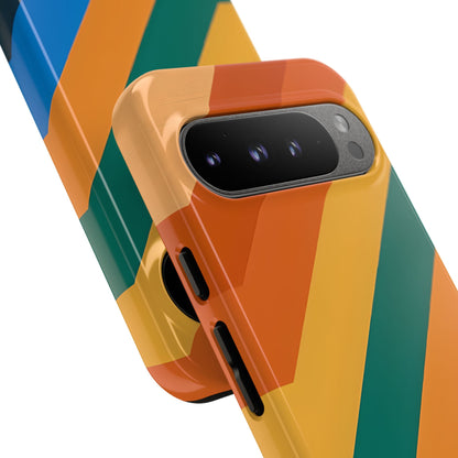Vibrant Geometric Harmony - Google Pixel Case