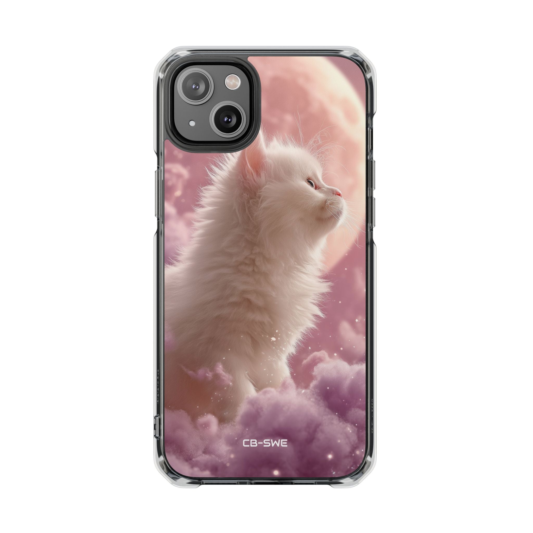 Lunar Cat Soars iPhone Case - Impact