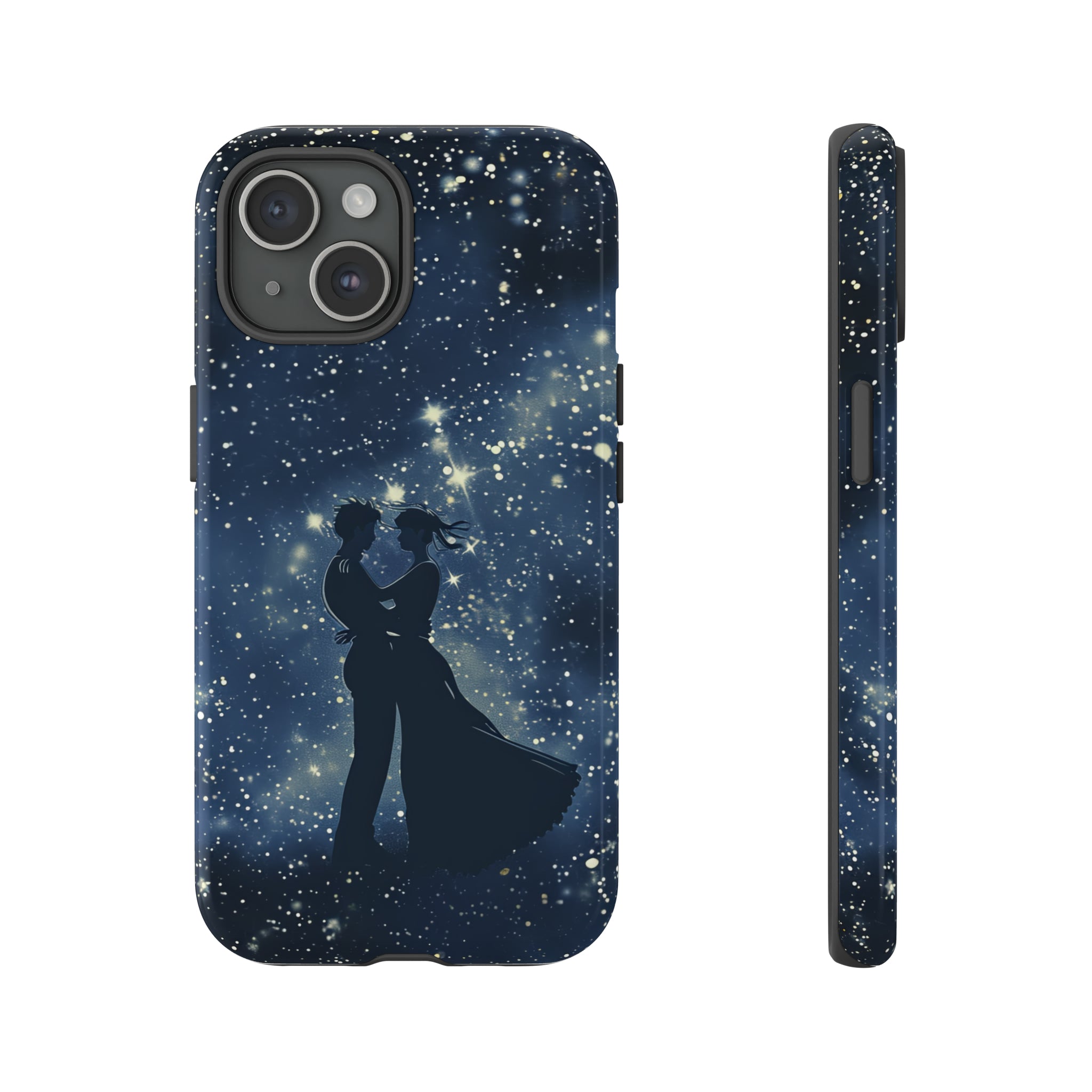 Starry Night Embrace - Protective Phone Case