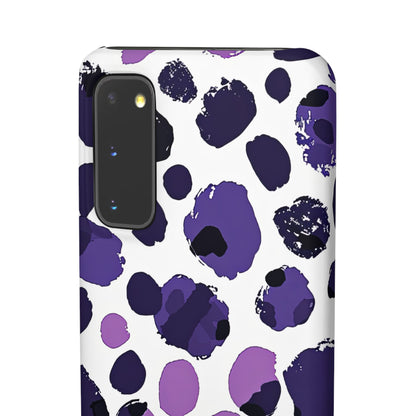 Purple Inkblots Samsung S20 - Slim Phone Case