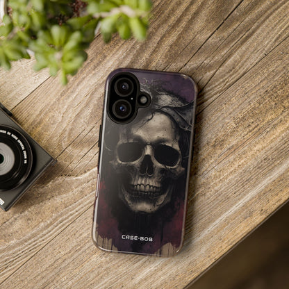 Gothic Skull Crown iPhone 16 Plus Case - Tough