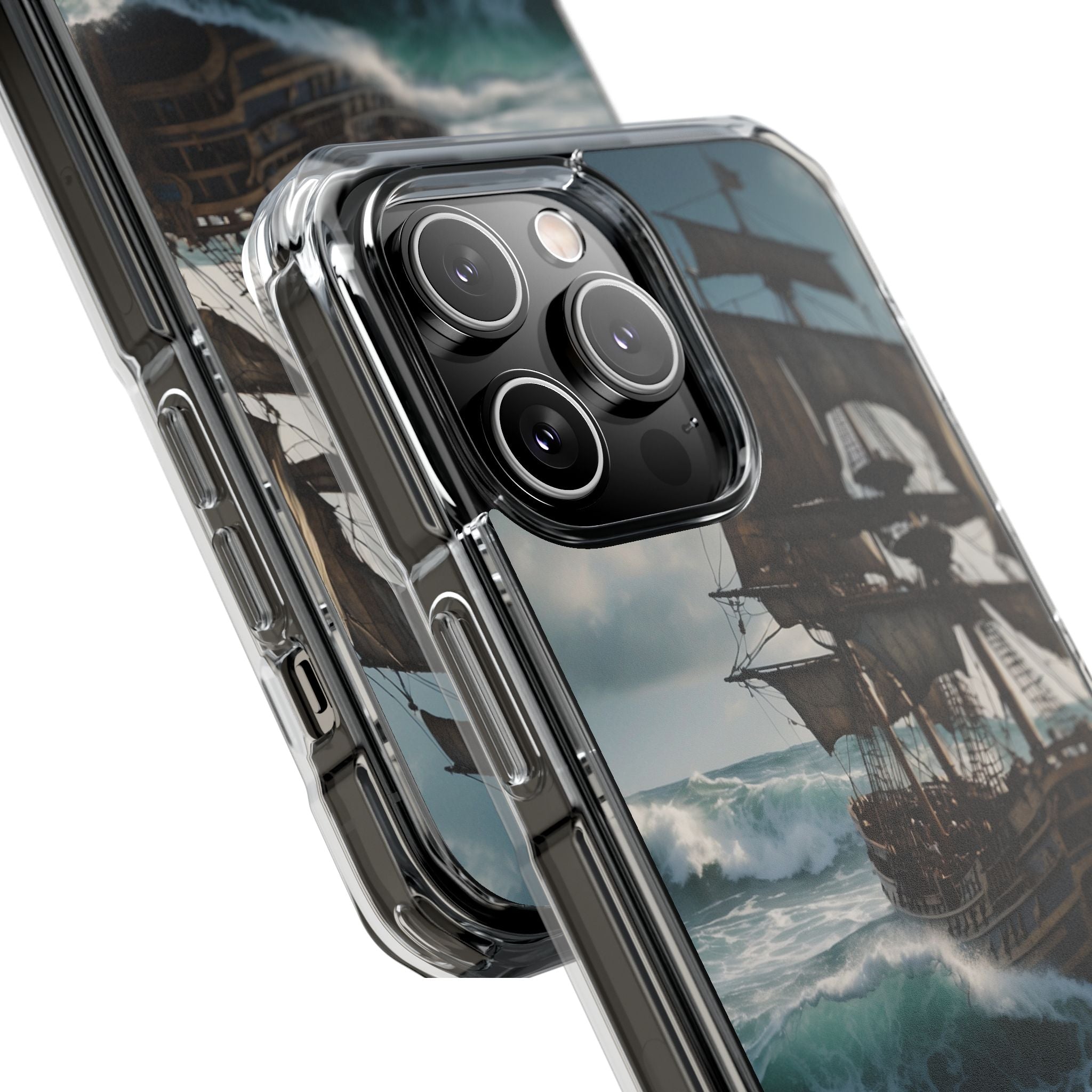 Ship Faces Waves iPhone Case - Impact