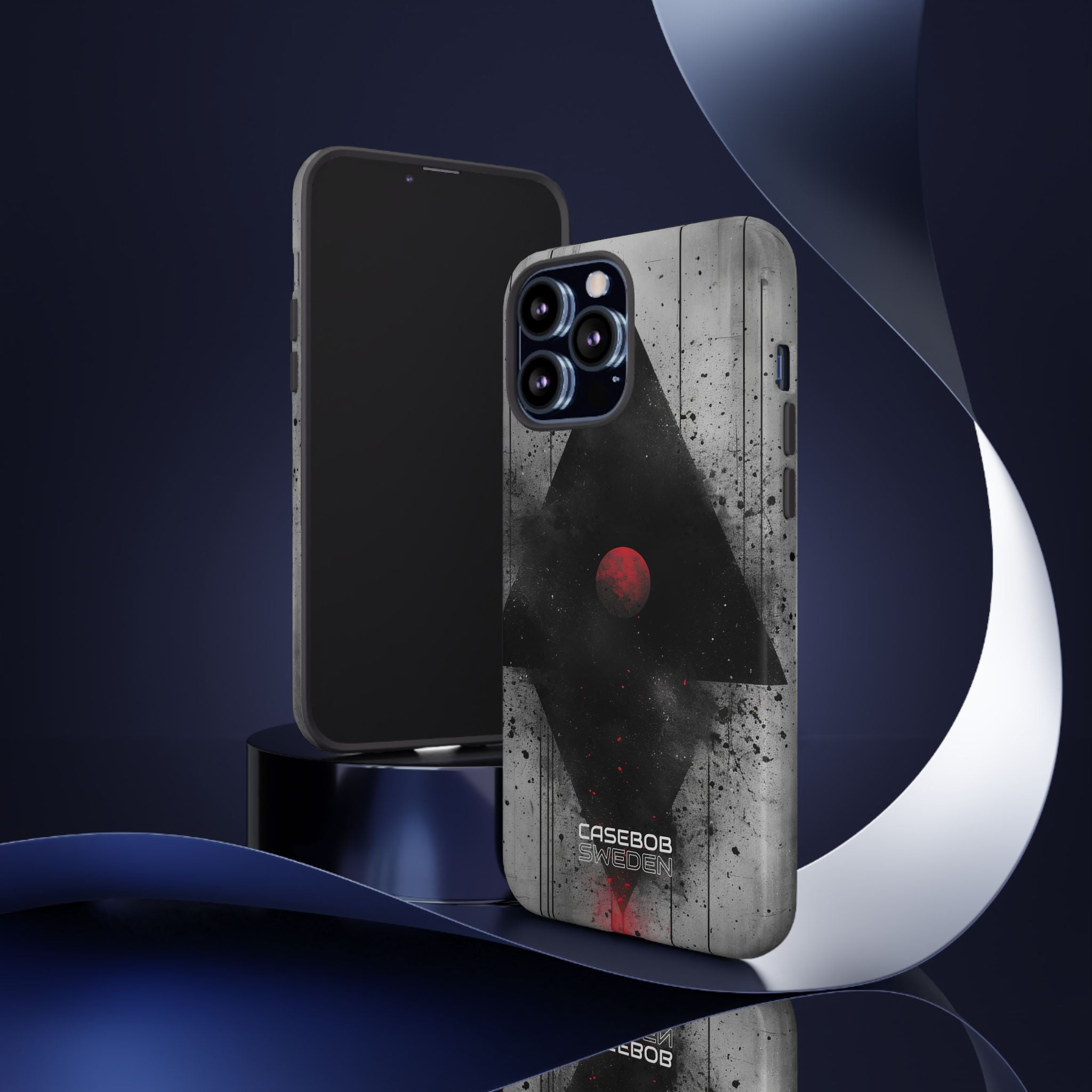 Crimson Core Geometry iPhone 13 - Tough