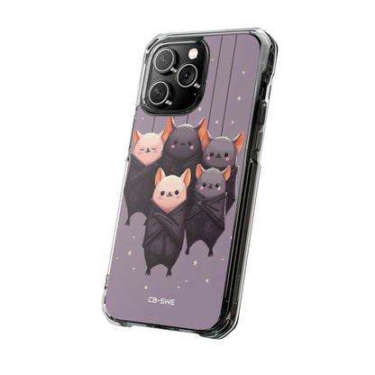 Playful Bats Hang iPhone Case - Impact