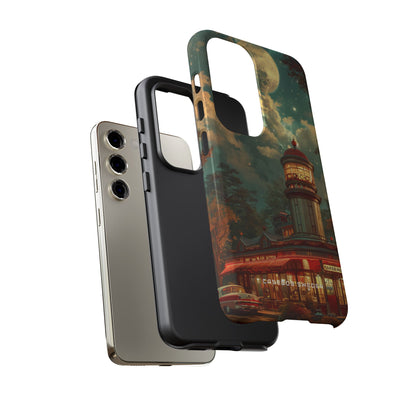 Vintage Moonlit Diner Fantasy Samsung S23 - Tough Phone Case