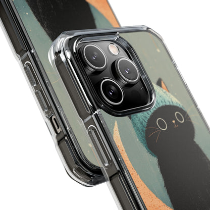 Cat Sits Dreaming iPhone Case - Impact