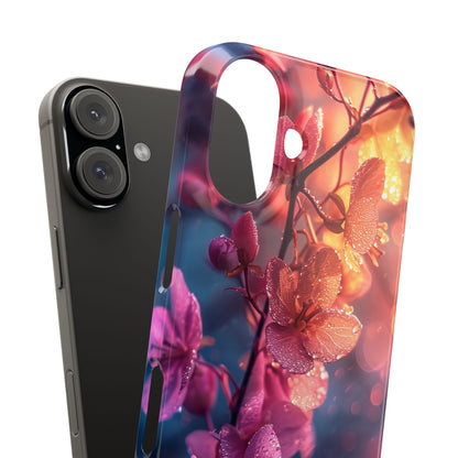 Surreal Flower Harmony iPhone 16 - Slim Phone Case