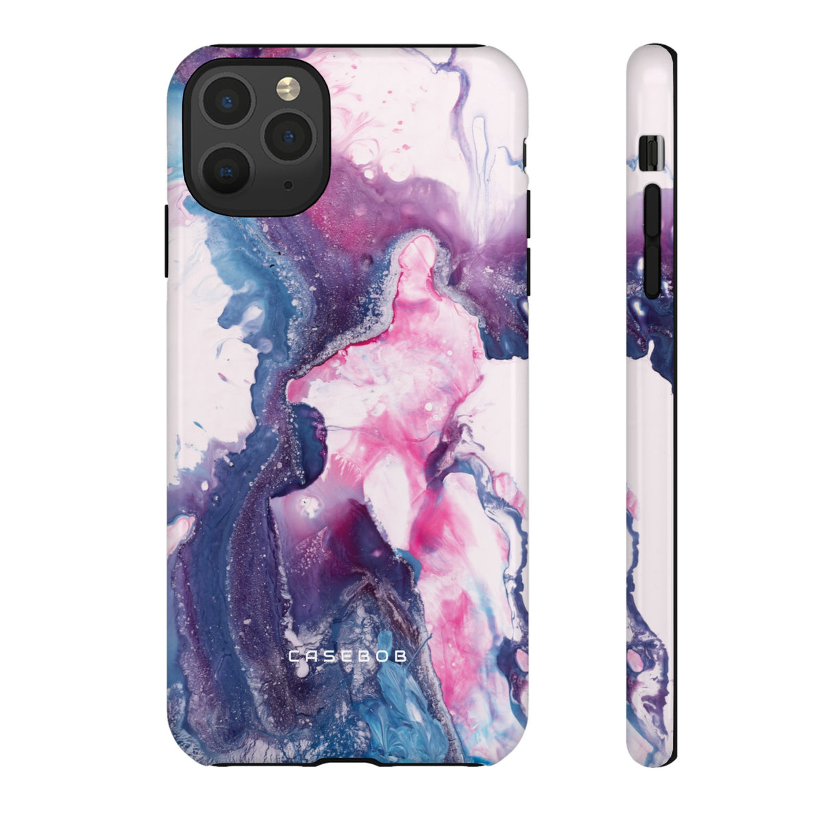 Blue & Pink Art - Protective Phone Case