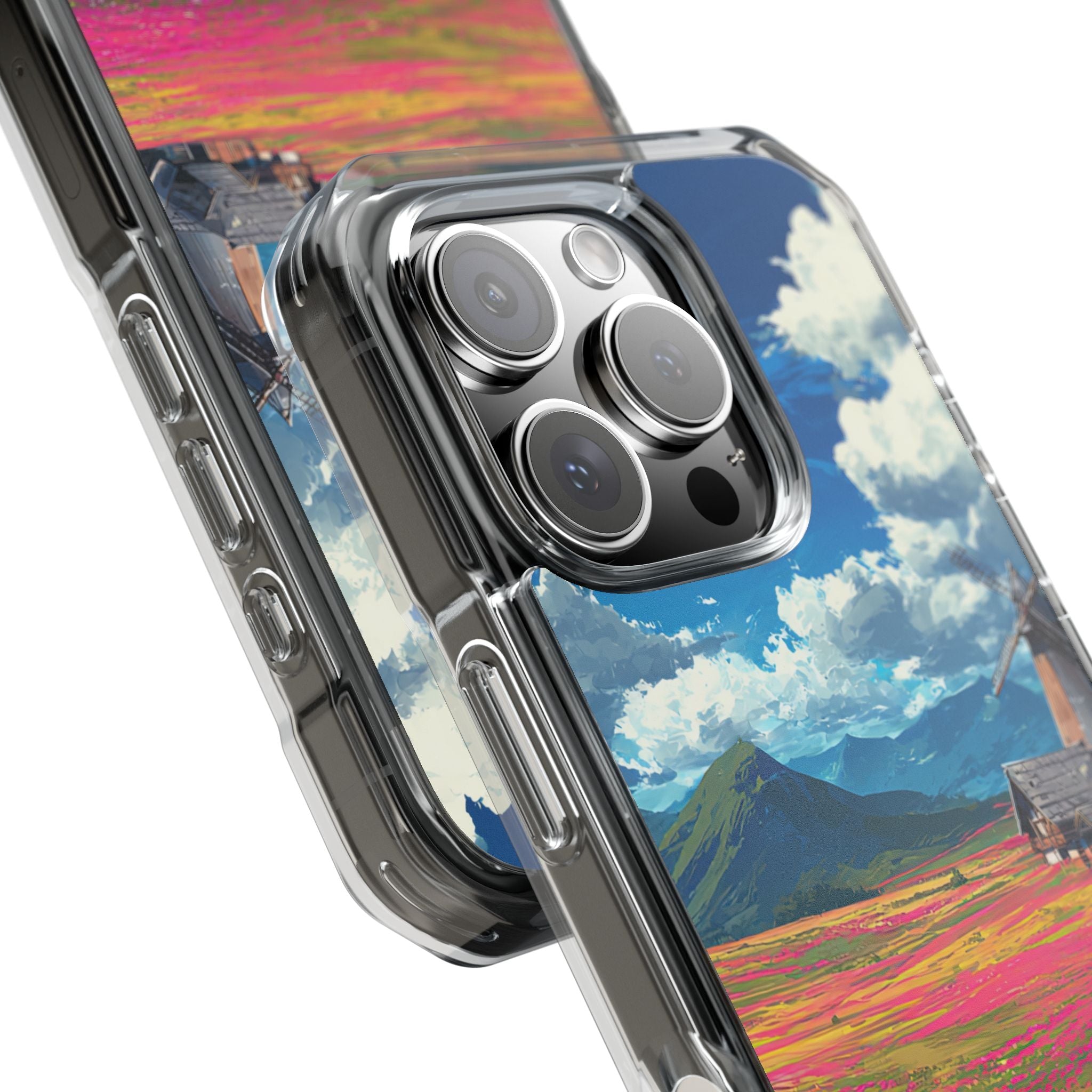 Impressionistic Summer Windmill iPhone Case - Impact