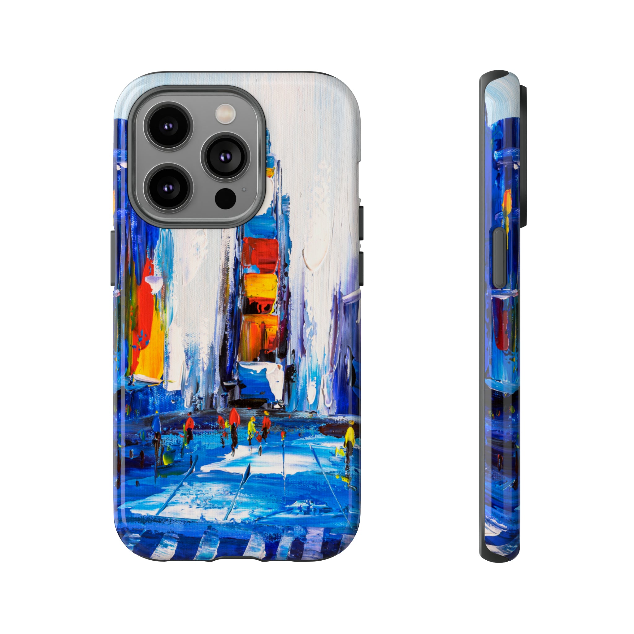 Oil Painting - City View of New York - Protective Phone Case