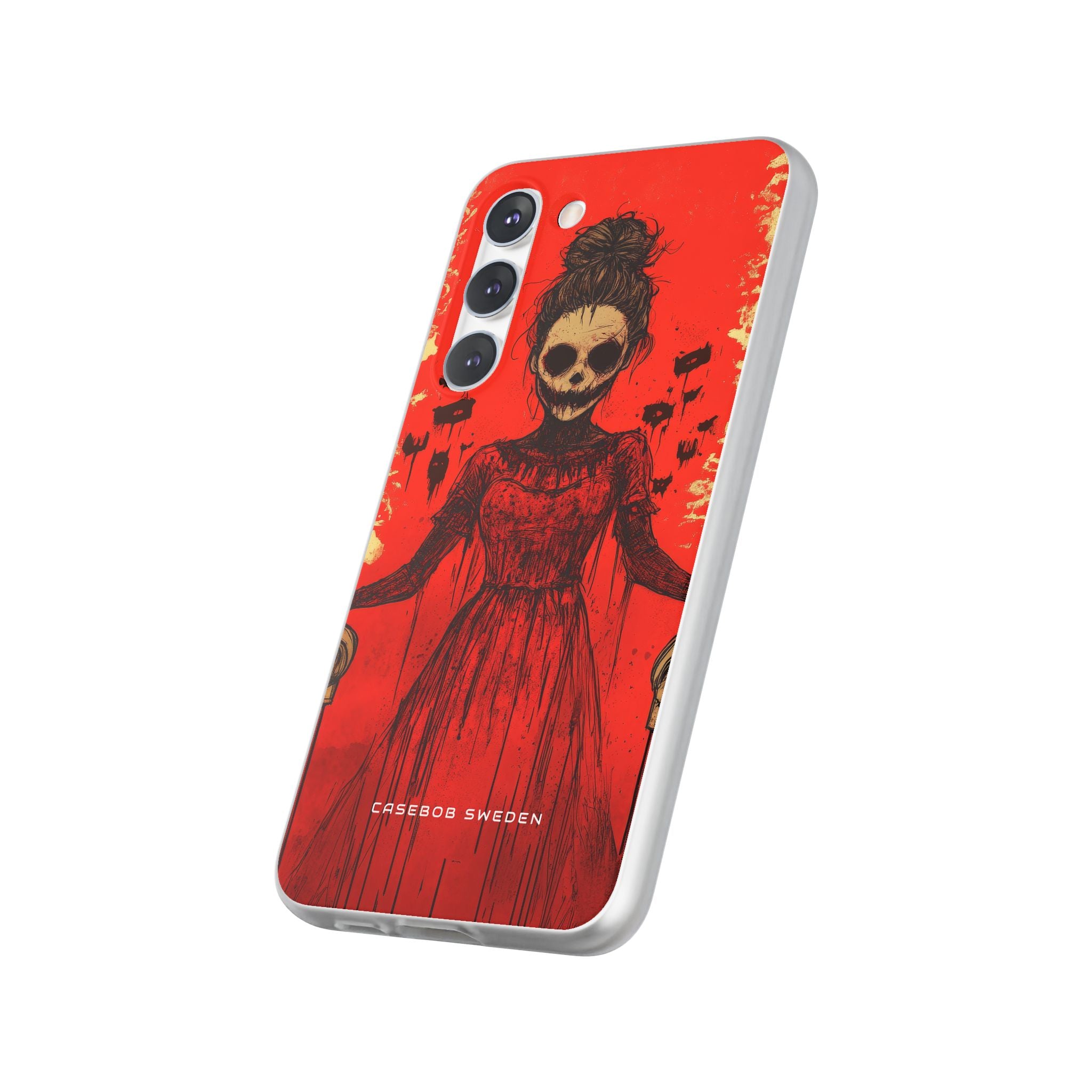 Haunting Scarlet Descent Samsung S23 - Flexi Phone Case