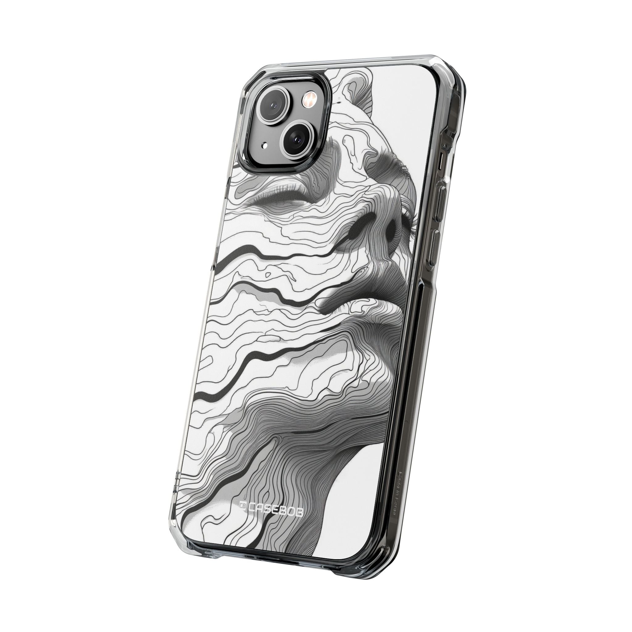 Topographic Serenity - Phone Case for iPhone