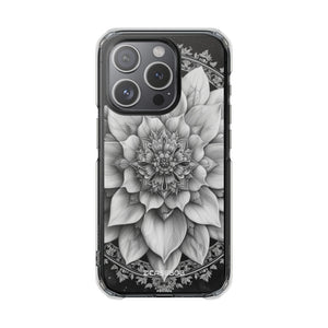 Celestial Mandala Harmony – Handyhülle für iPhone (Clear Impact – Magnetisch) 