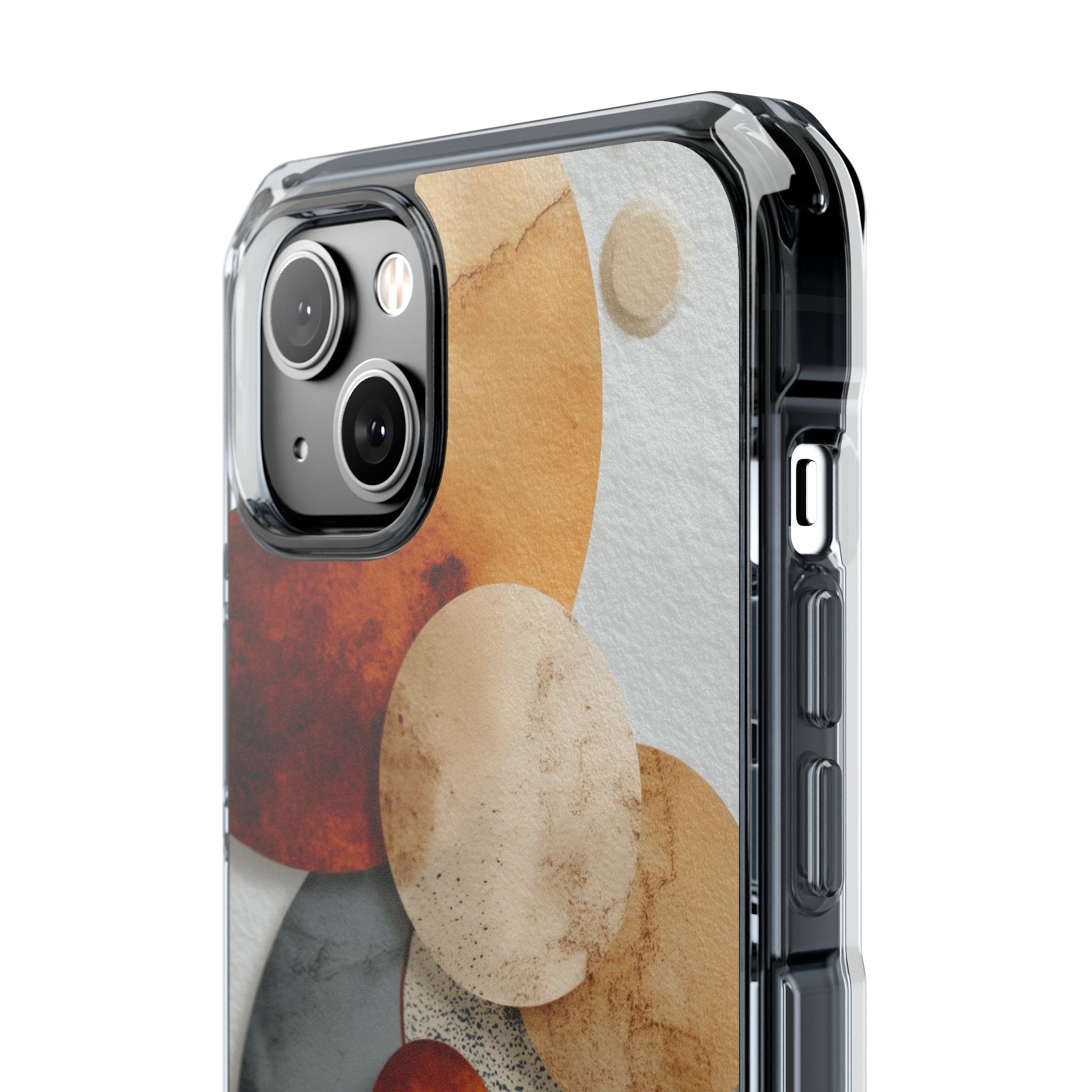 Circles Embrace Warmth iPhone Case - Impact