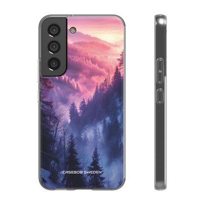 Misty Forest Serenity - Flexi Samsung S22 Phone Case