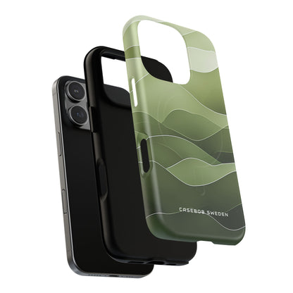 Gradient Emerald Drift iPhone 16 | Tough+ Phone Case