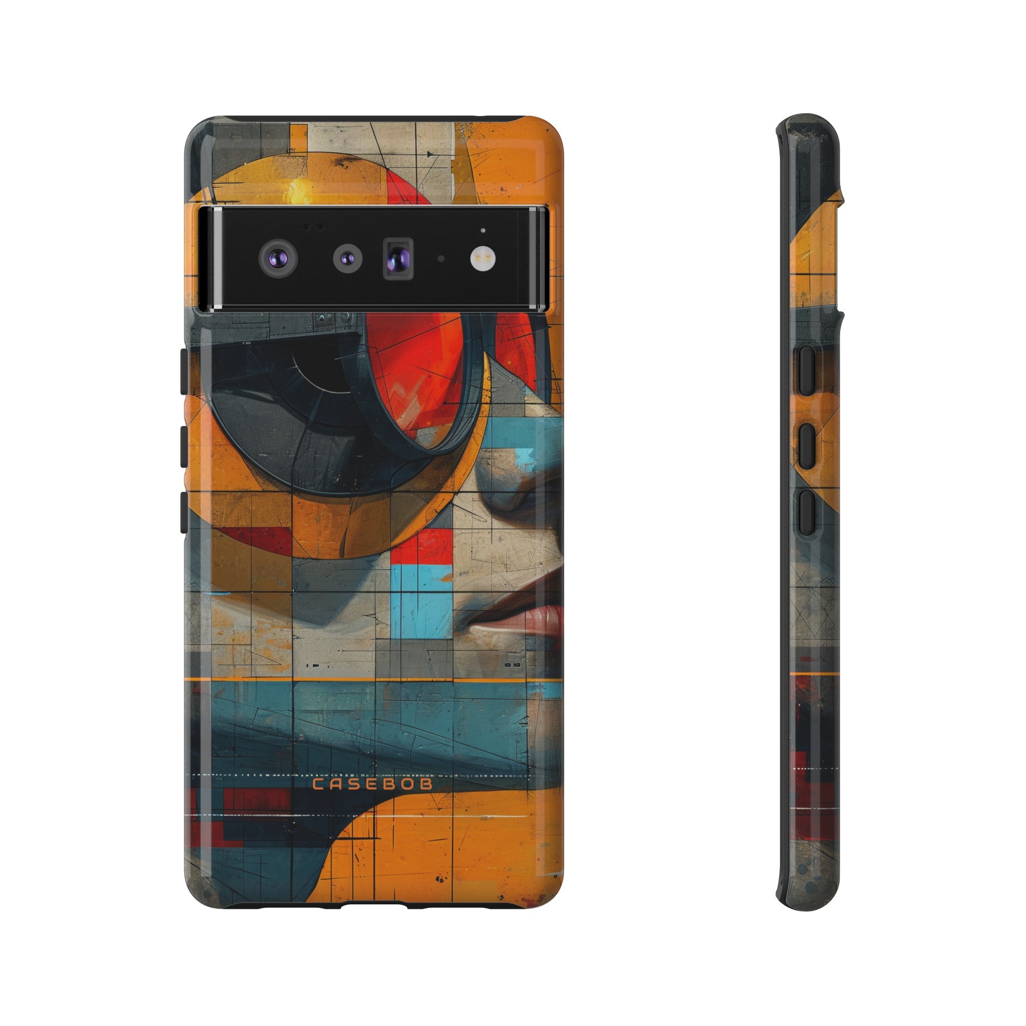 Cartoon Geometry Fusion - Protective Phone Case