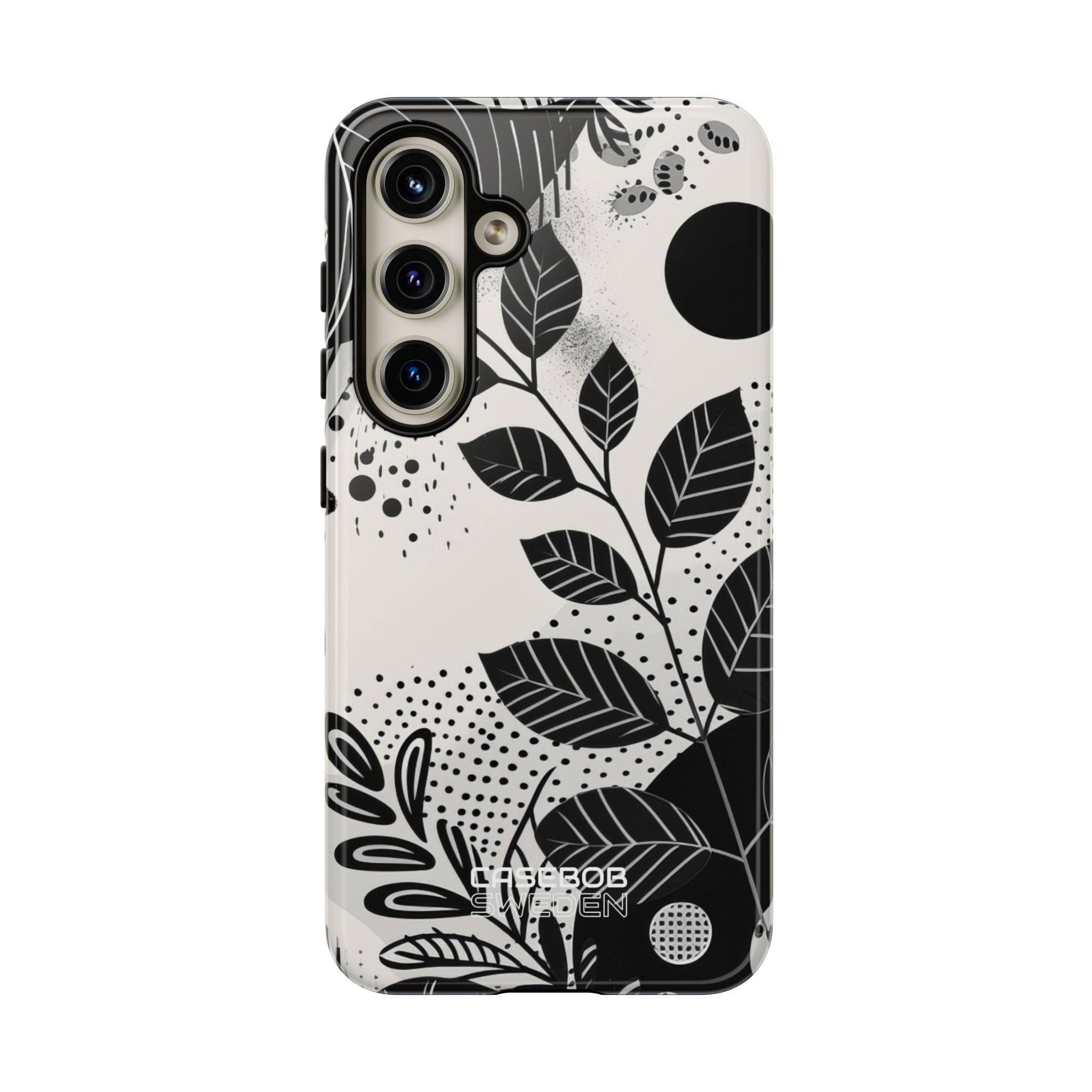 Ritmo di foglie monocromo Samsung S24 - Tough