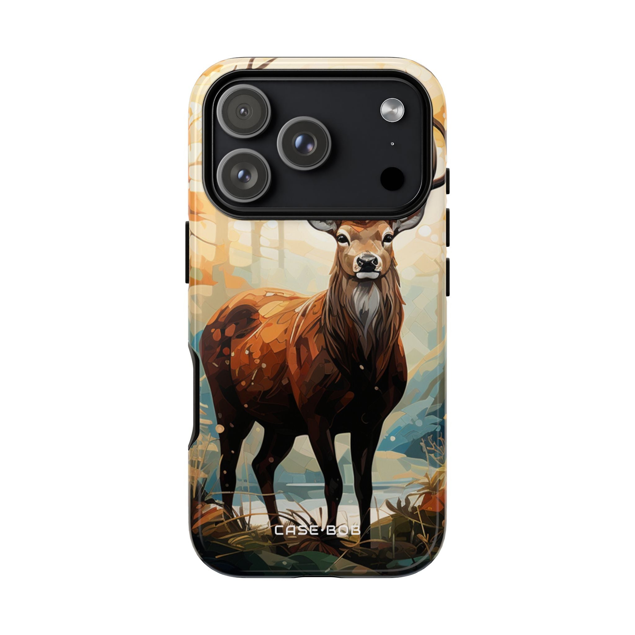 Glowing Stag iPhone 17 Pro Case - Tough
