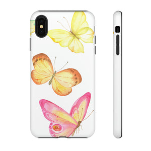 Watercolor Butterflyes - Protective Phone Case