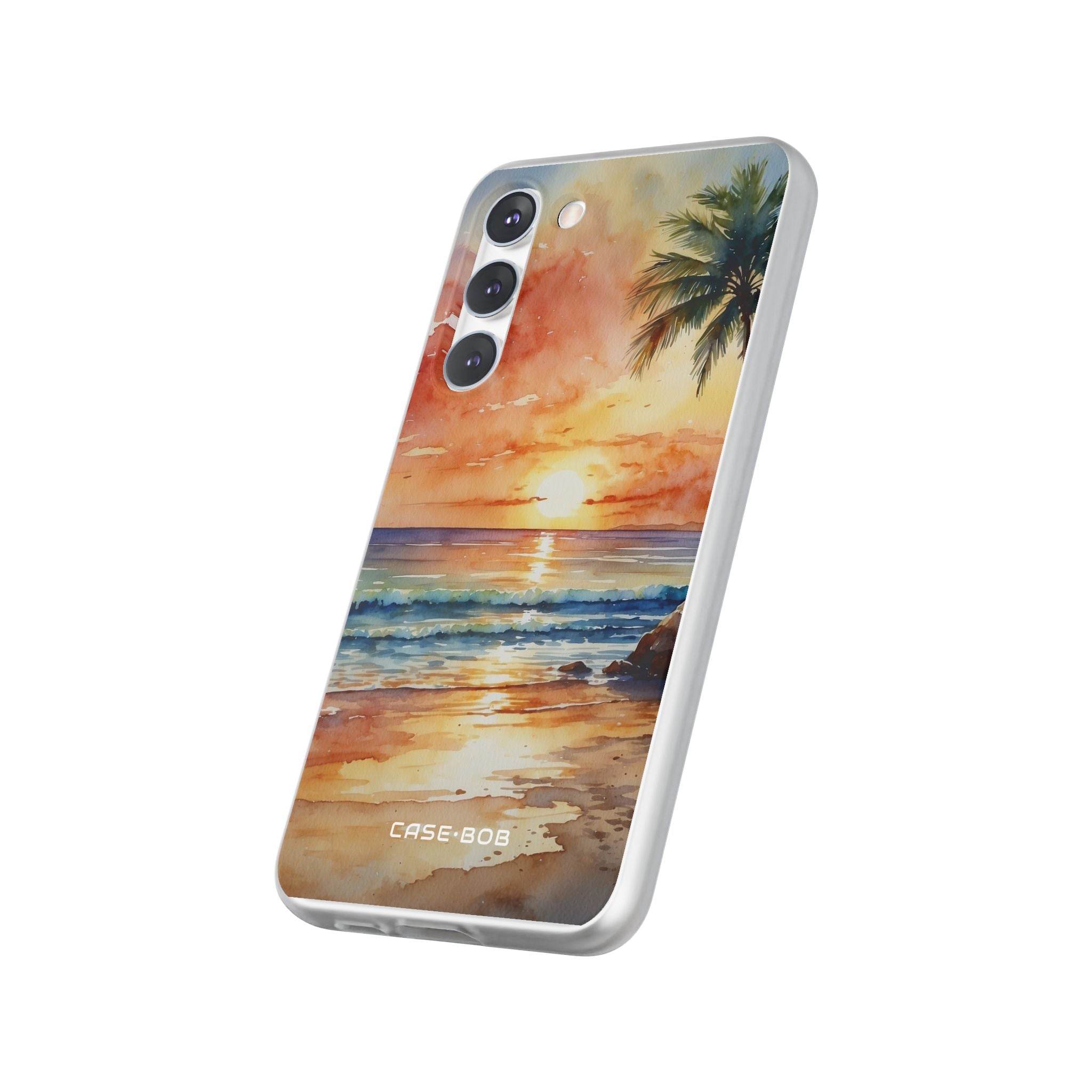 Sunset Palm Samsung S23 Plus Case - Soft