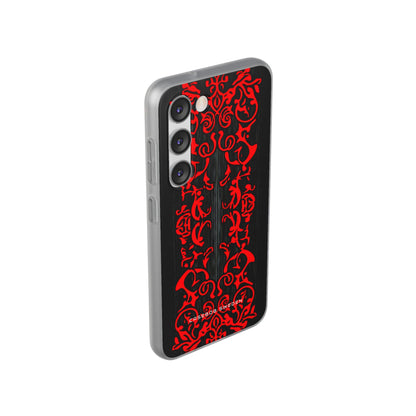 Gothic Crimson Symmetry Samsung S23 - Flexi Phone Case