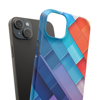 Vibrant GeoFlow iPhone 15 - Slim Phone Case