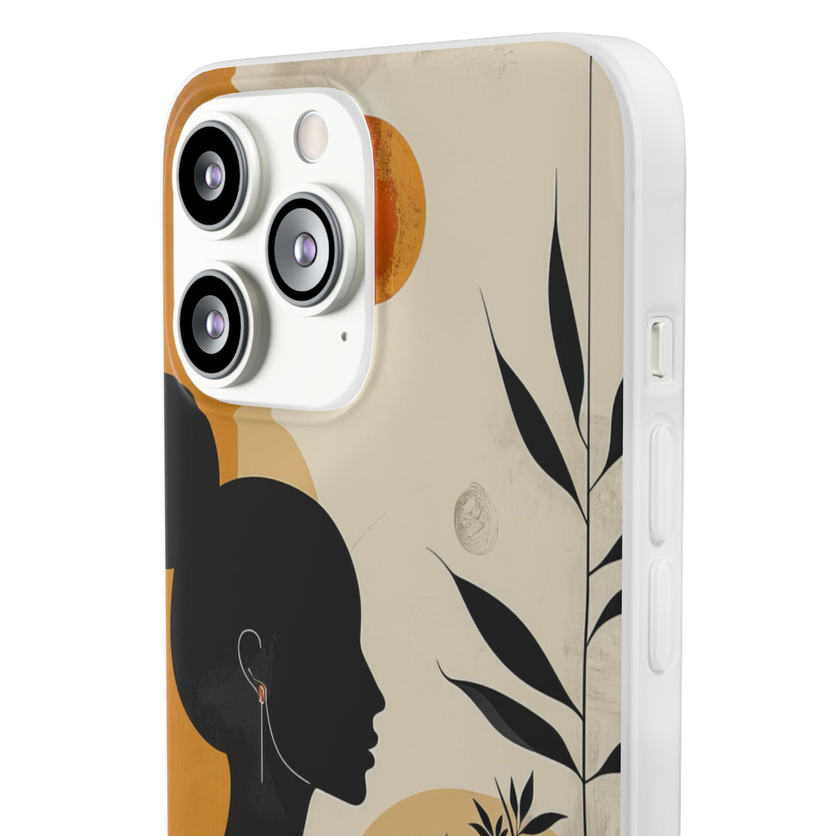 Modern Silhouette Tranquility | Flexible Phone Case for iPhone