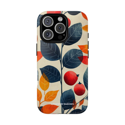 Autumn Nature Pattern - Tough iPhone 16 Phone Case