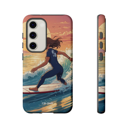 Surfing Into Sunset - Samsung Case