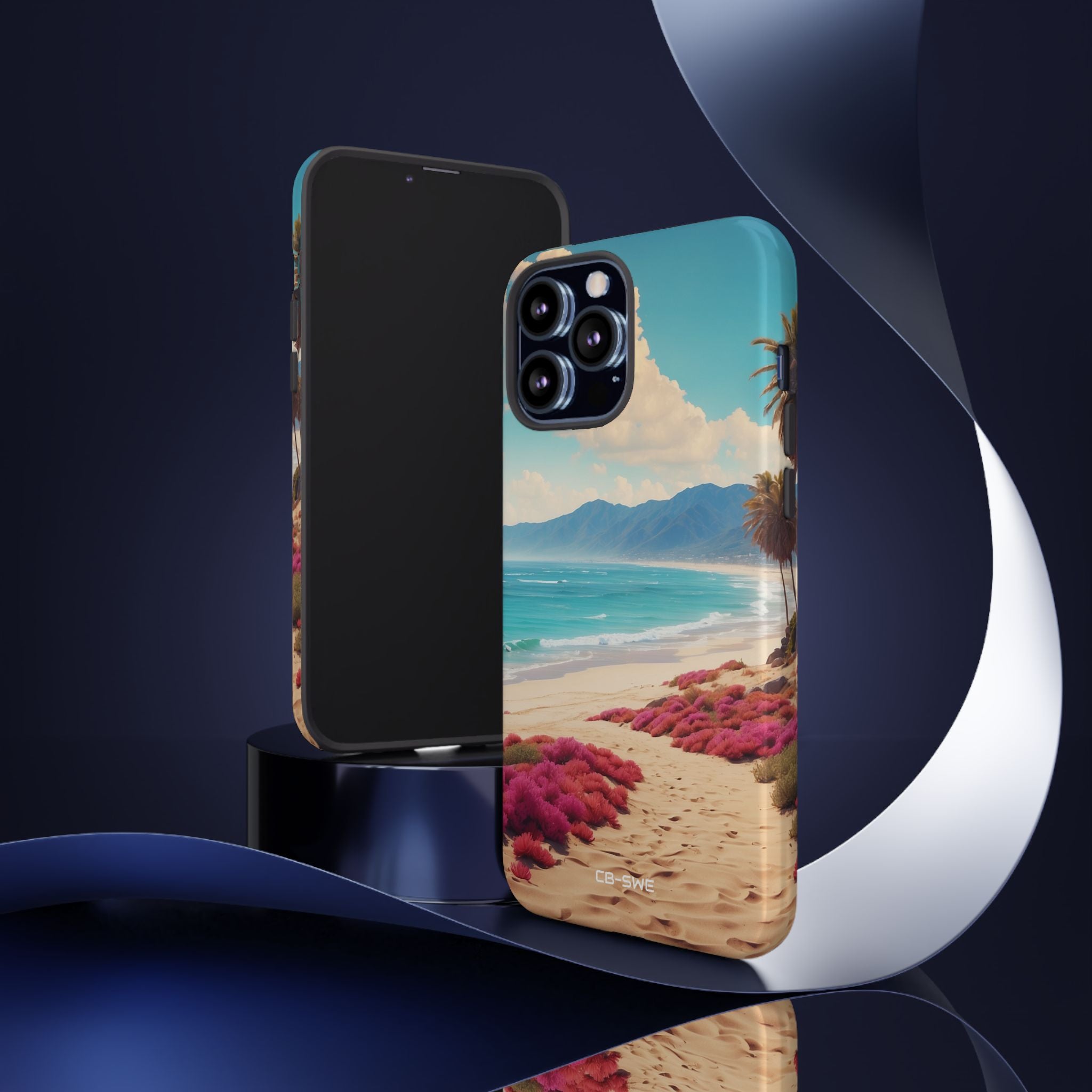 Footprints Trace Sand - iPhone Case