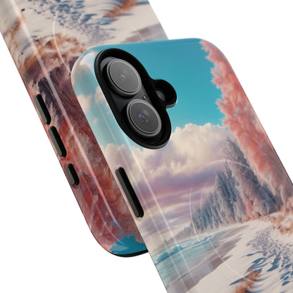 Snowy Footprints iPhone 16 Plus Case - Tough+