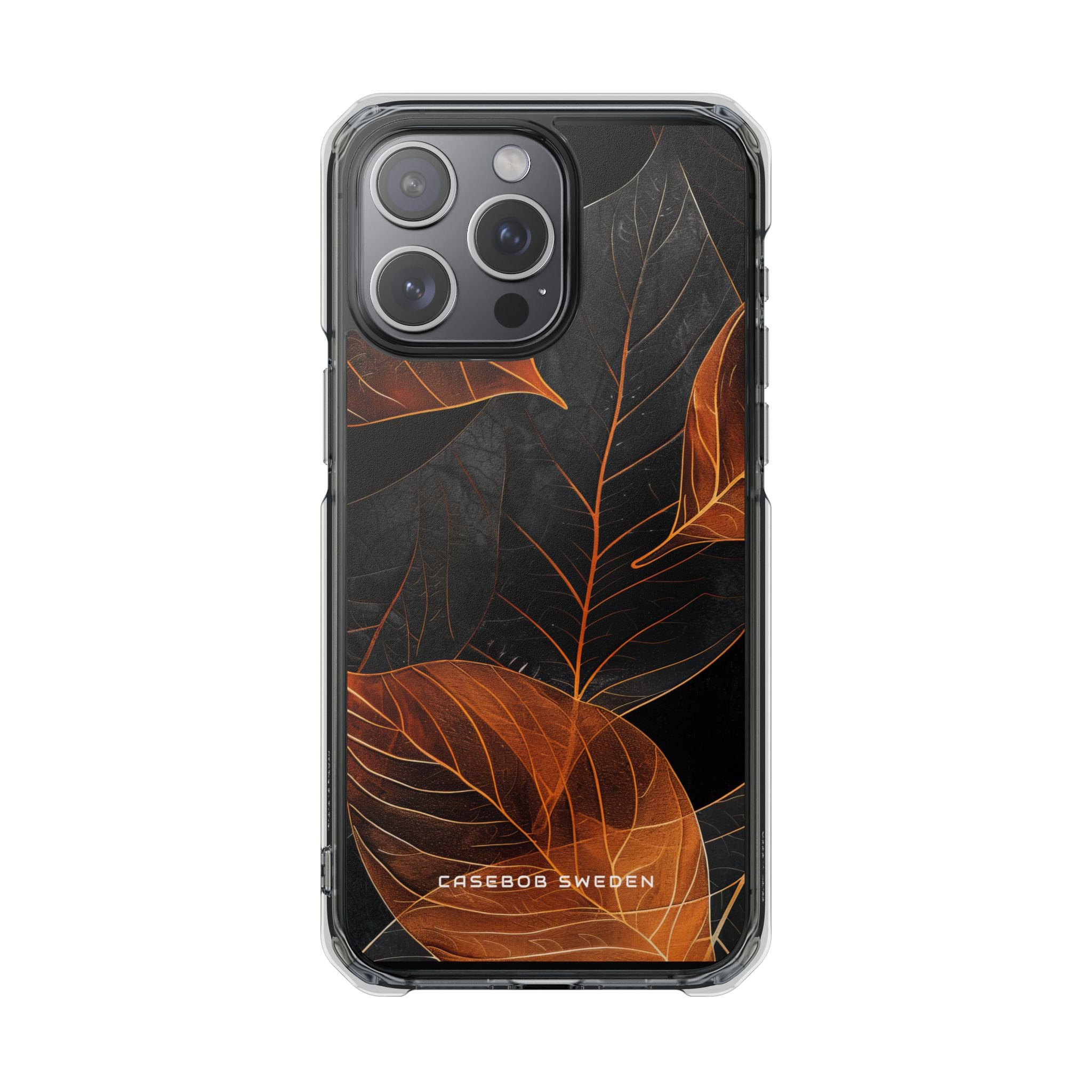 Autumn Leaf Elegance iPhone 15 - Clear Impact Phone Case