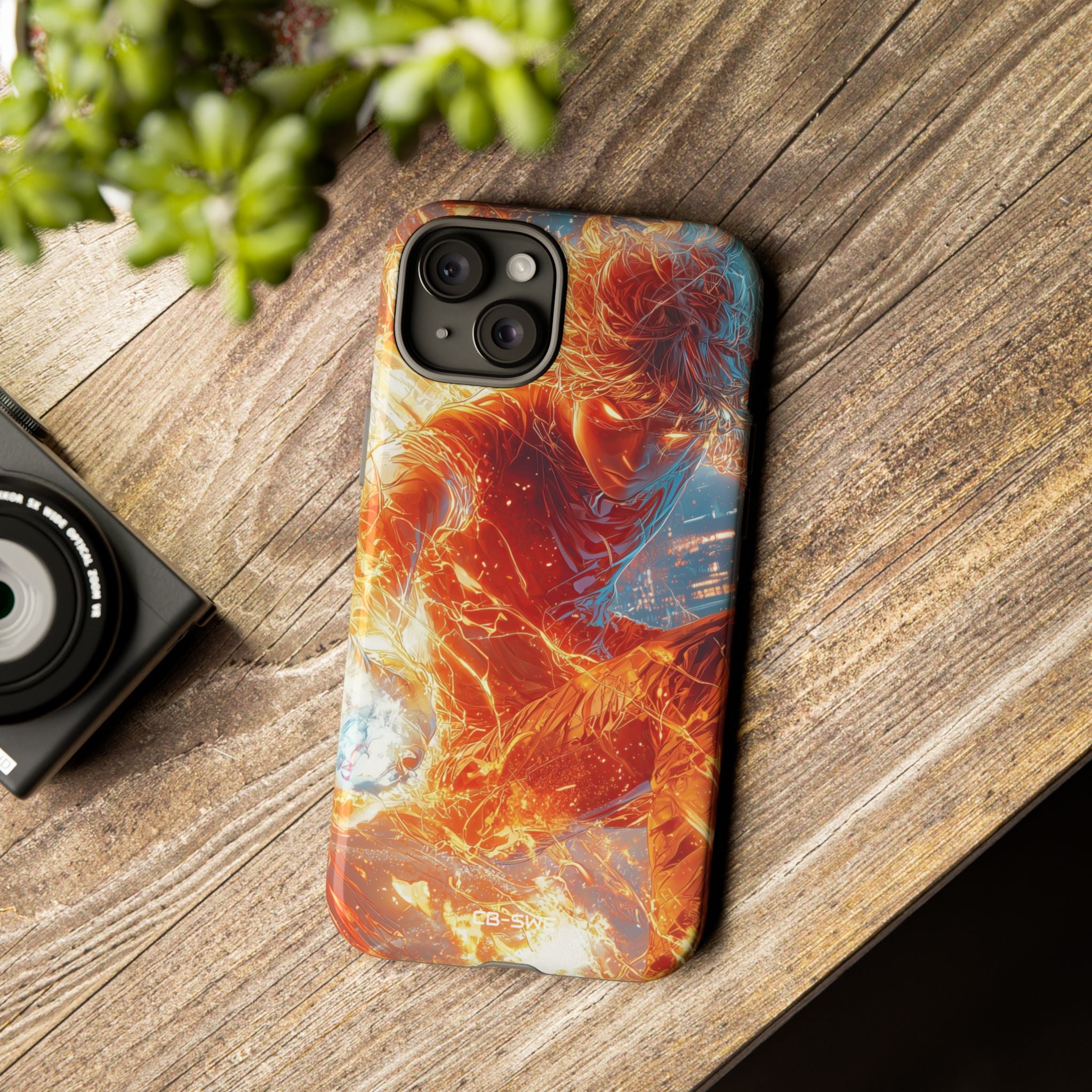 Flames Dance Wildly - iPhone Case