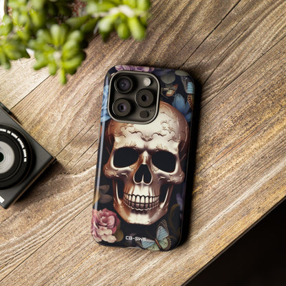 Skull Among Blossoms - iPhone Case
