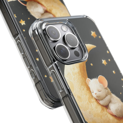 Moon Cradles Mouse iPhone Case - Impact