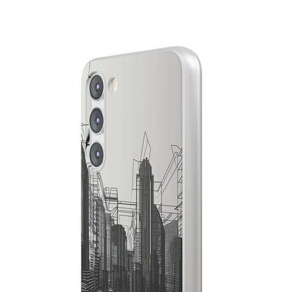 Urban Wireframe | Flexible Phone Case for Samsung Galaxy