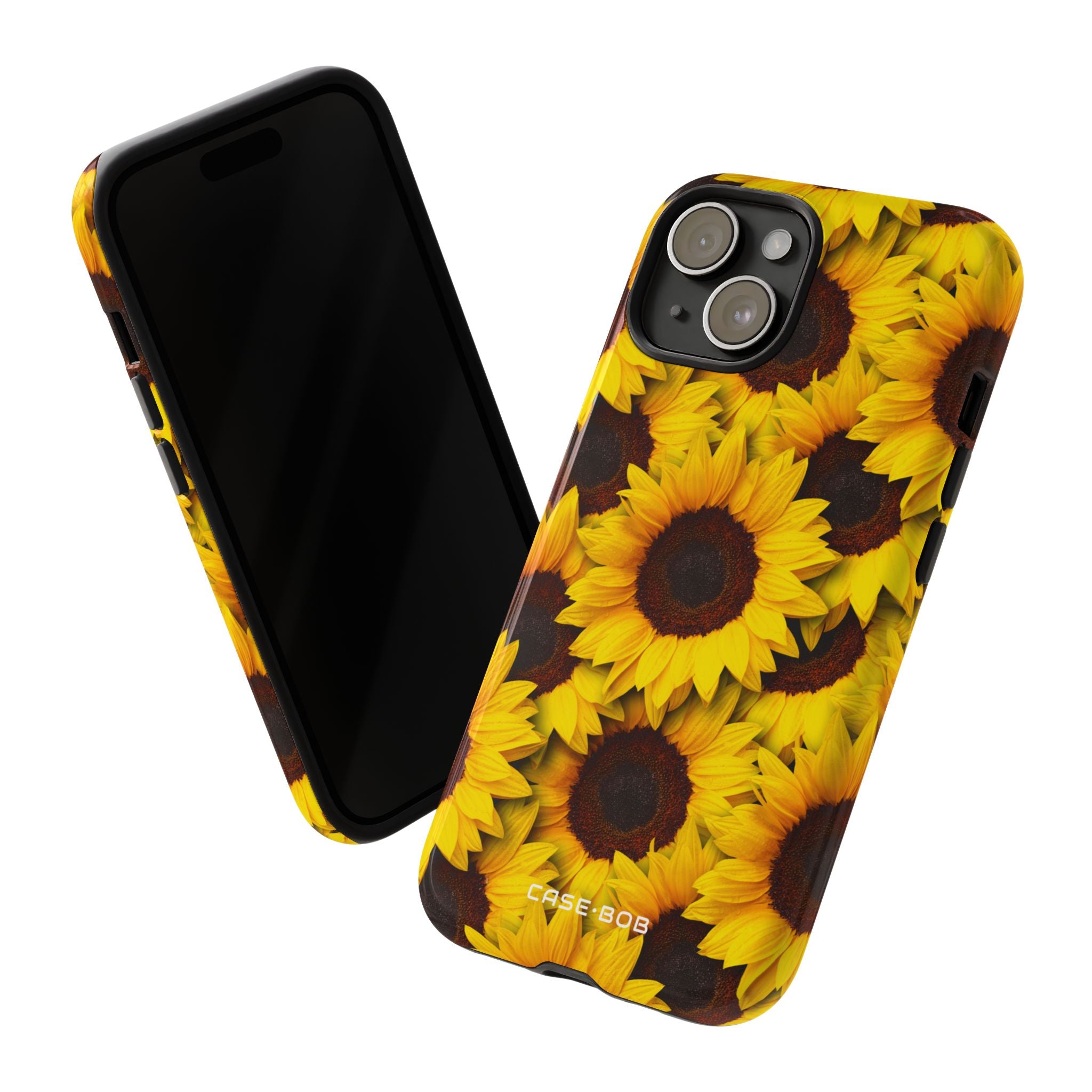 Sunflower Glow iPhone 15 Case - Tough