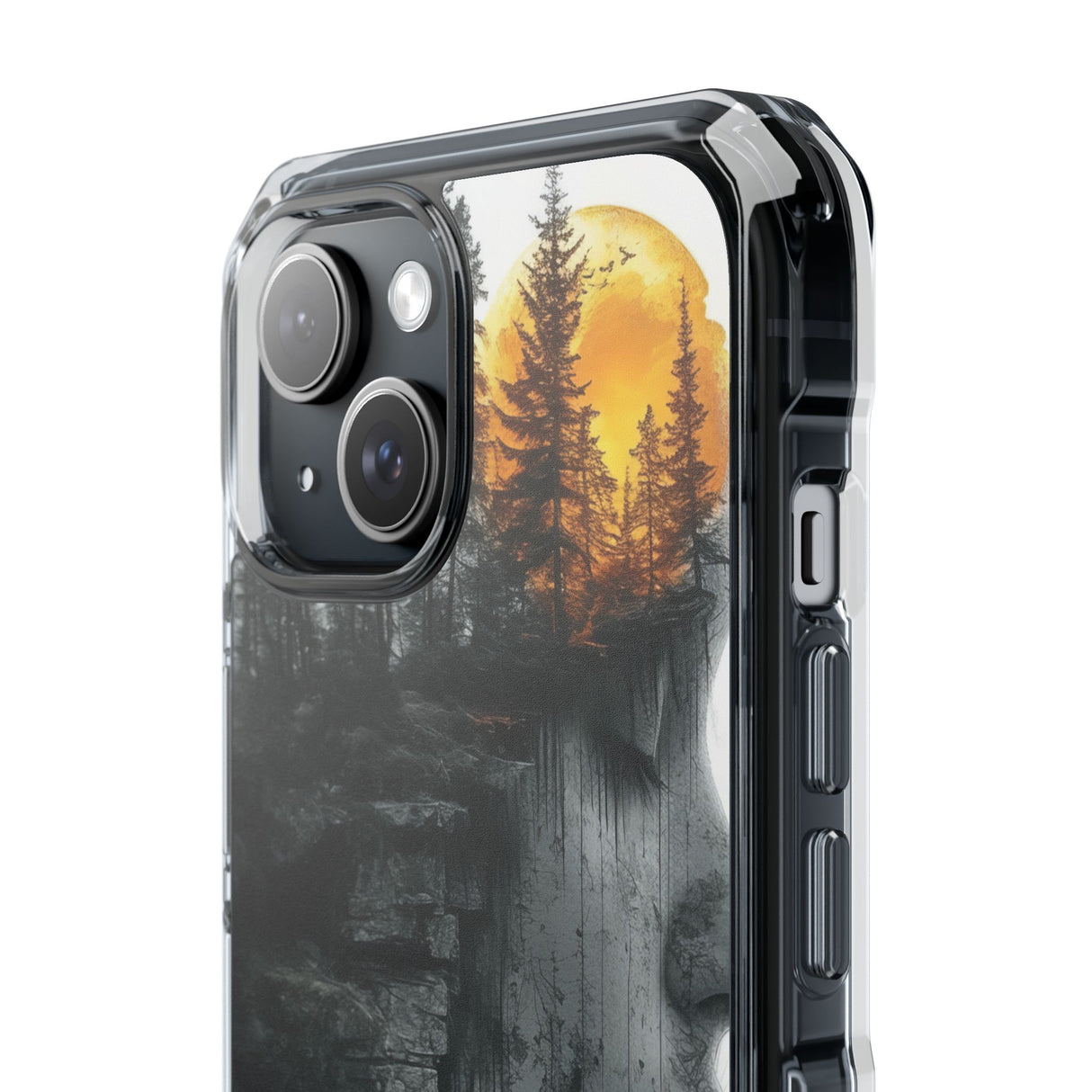 Nature's Reflection - Phone Case for iPhone (Clear Impact - Magnetic)