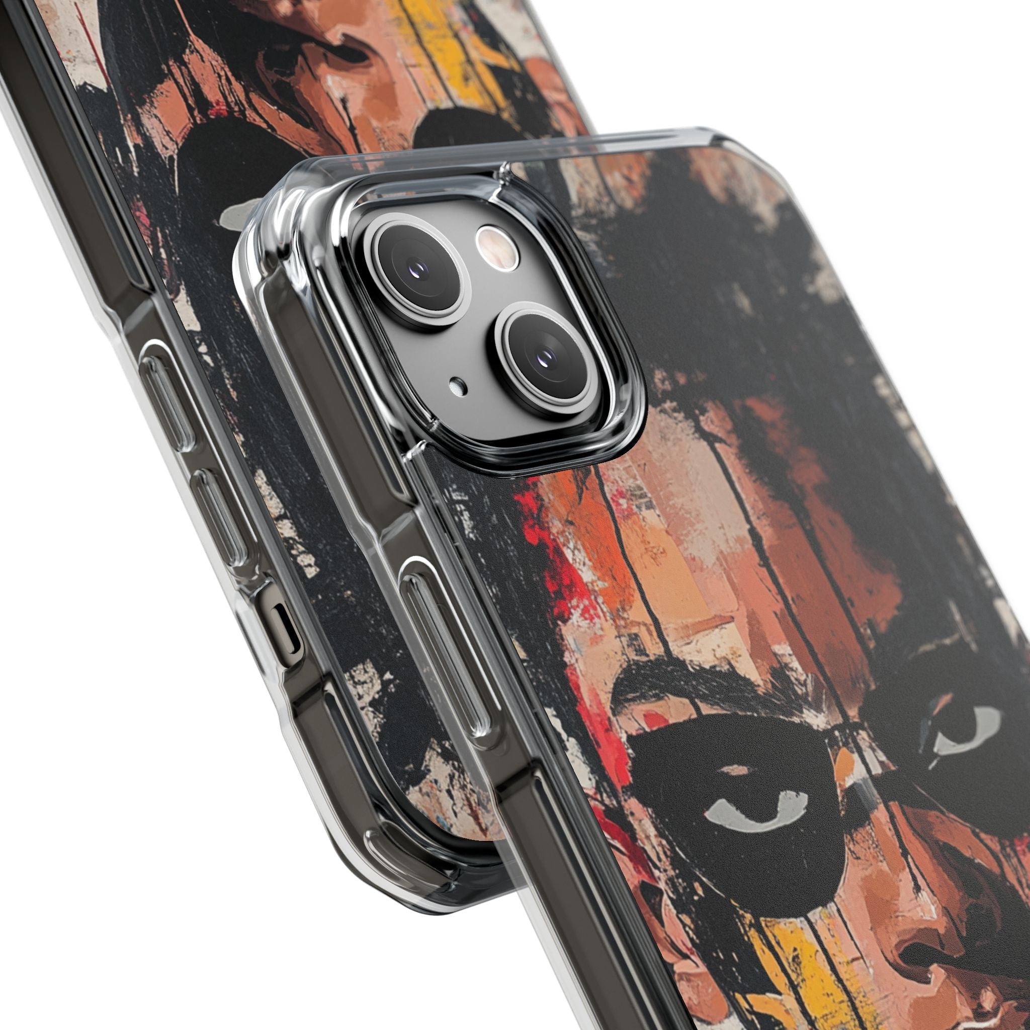 Masked Portrait Drips iPhone 14 Plus Case - Impact
