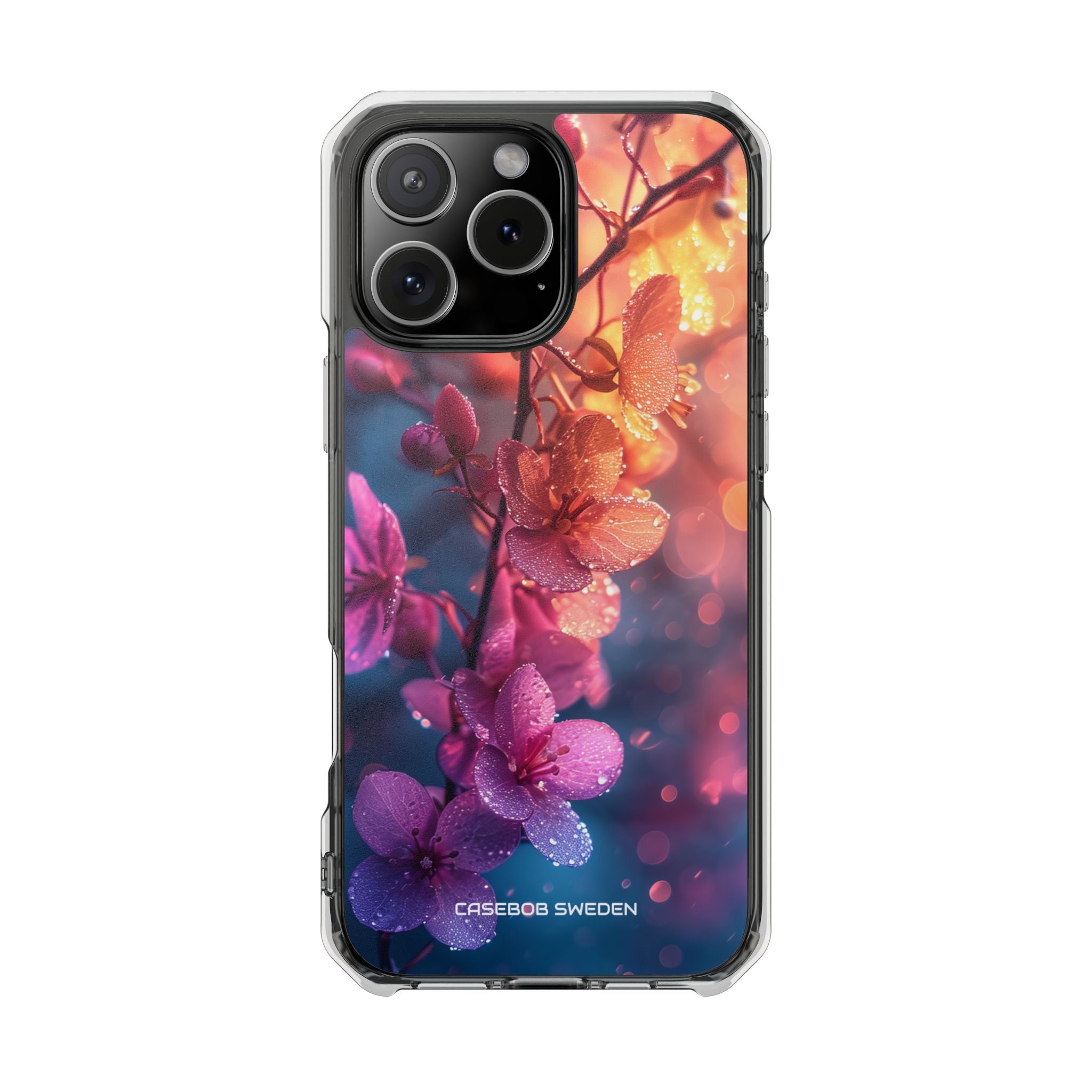 Pink Bloom Serenity - Clear Impact iPhone 16 Phone Case