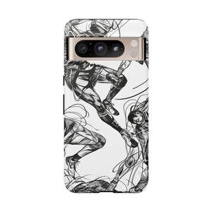 Dynamic Athletic Surrealism | Protective Phone Case for Google Pixel