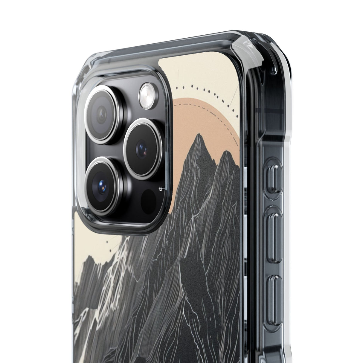 Tranquil Peaks - Phone Case for iPhone (Clear Impact - Magnetic)