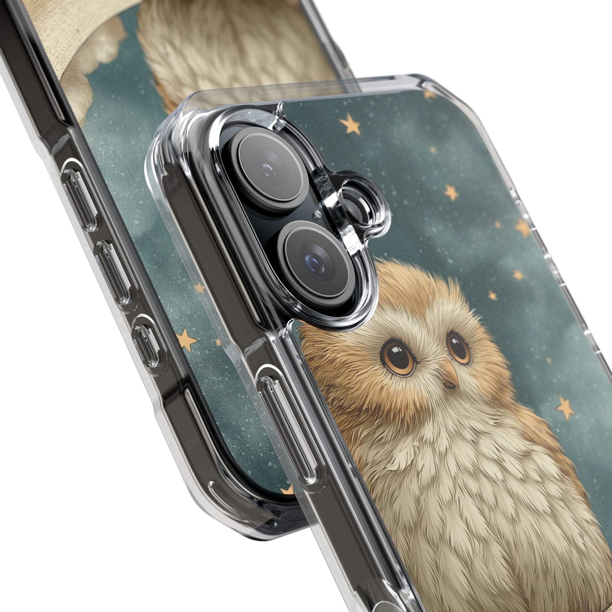Owls Nestle Moon iPhone Case - Impact