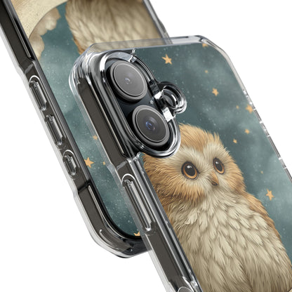 Owls Nestle Moon iPhone Case - Impact