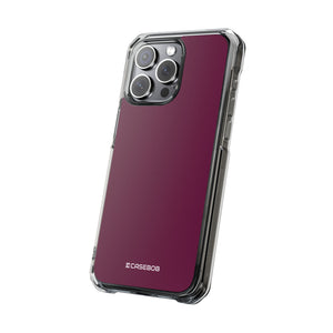 Tyrian Purple | Handyhülle für iPhone (Clear Impact Case – magnetisch) 