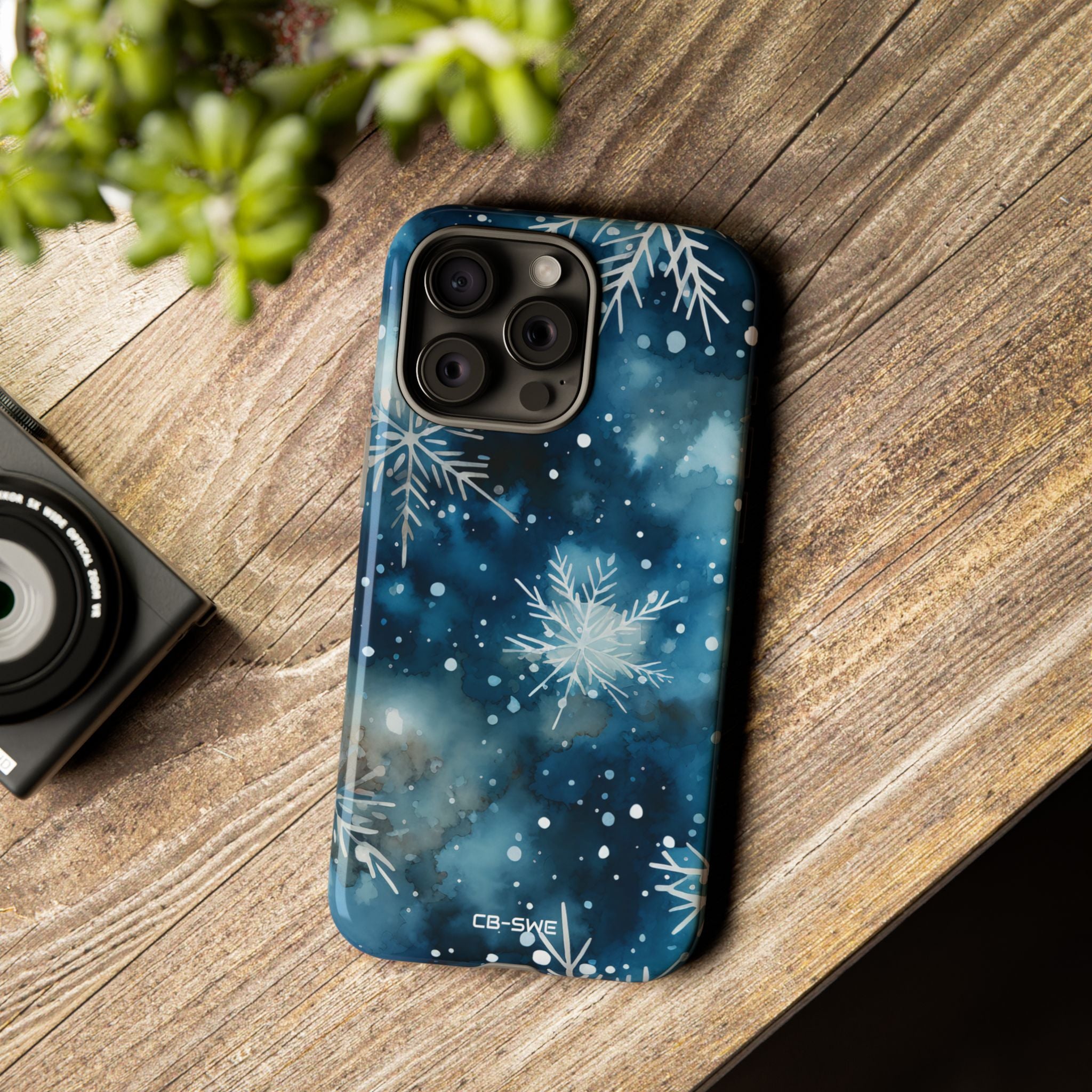 Winter Snowflakes Dance - iPhone Case
