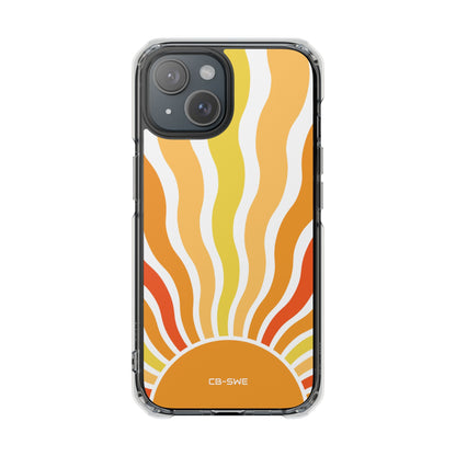 Retro Sunshine Waves iPhone Case - Impact